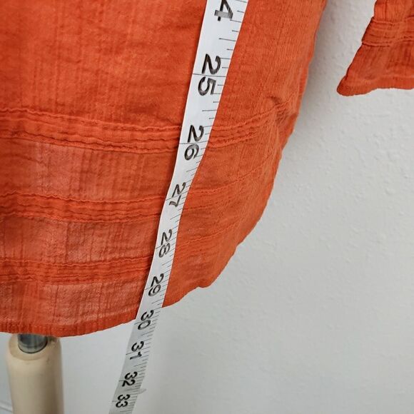Eddie bauer orange cotton tunic - Picture 8 of 8